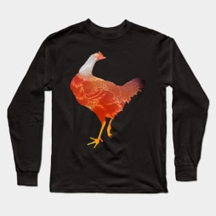 Sunset Chicken Long Sleeve T-Shirt